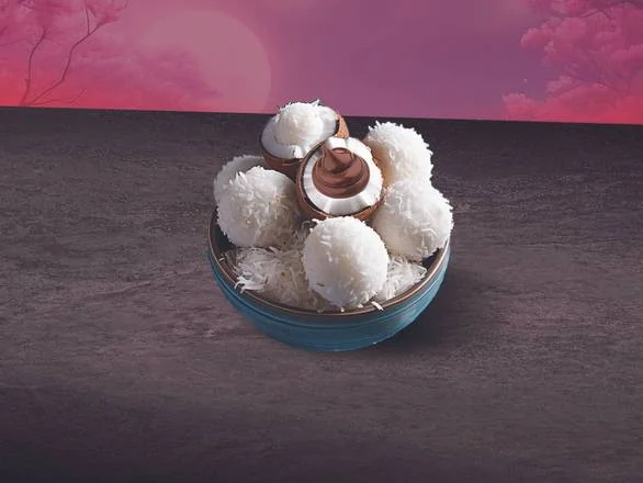 Photo de perles de coco au Nutella, dessert de la carte de Yushithaï à Lyon 6
