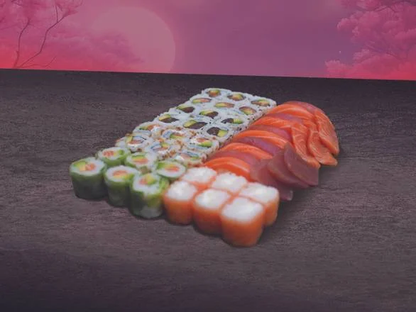 Photo de la Box Family à partager, menus sushis pour toute la tablée, Lyon 6