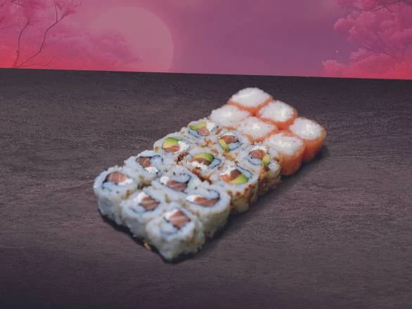 Photo du menu Yushi, la composition du chef, sushi halal à Lyon 6